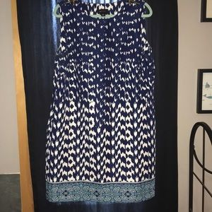 Multi pattern dress